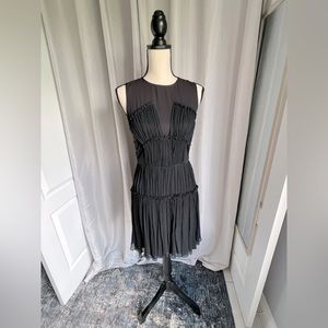 Cynthia Steffe Pleated Silk Dress